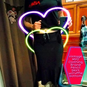 Vintage Myo Mermaid Skirt w/Ruffled Bottom